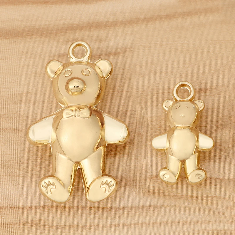 gold color teddy bear