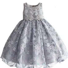 Платья для девочек цветок пояс праздничное платье принцессы рождественское платье принцессы для девочки, кружевная, с прорезями в виде цветов Костюмы Косплэй, 6 шт./партия