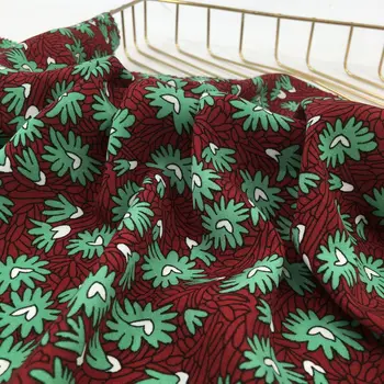 

150cm * 100cm Spot Supply High Quality Korean Thick Pattern Print Linen Small Flower Printed Dress Shirt Lining