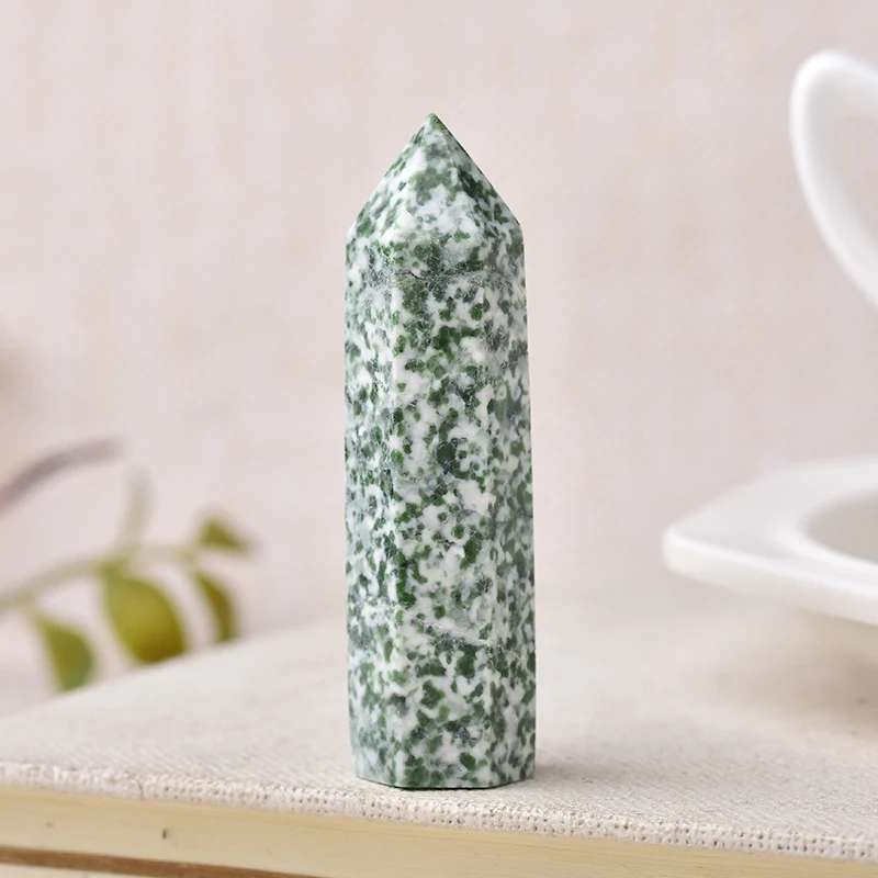 Natural Healing Crystal Point Wand Set – 36 Vibrant Colors of Polished Stone Towers for Energy, Meditation, and Home Décor