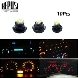 Multi - Color LED Dashboard Instrument Bulbs - Pack of 10, 12V Neo Wedge Ac Panel Lights (T4.7)