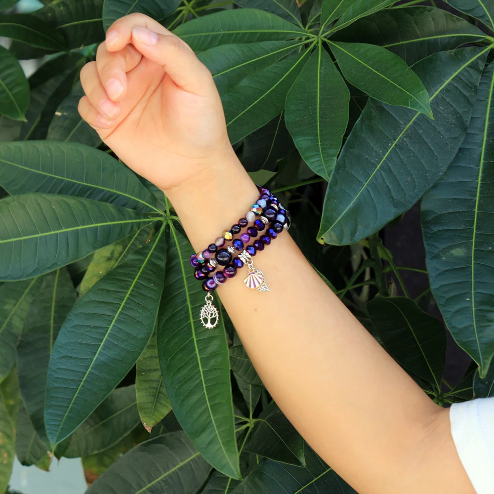 Elegant Beaded Elastic Strap for Women - Dressy Watch Bracelet Accessory