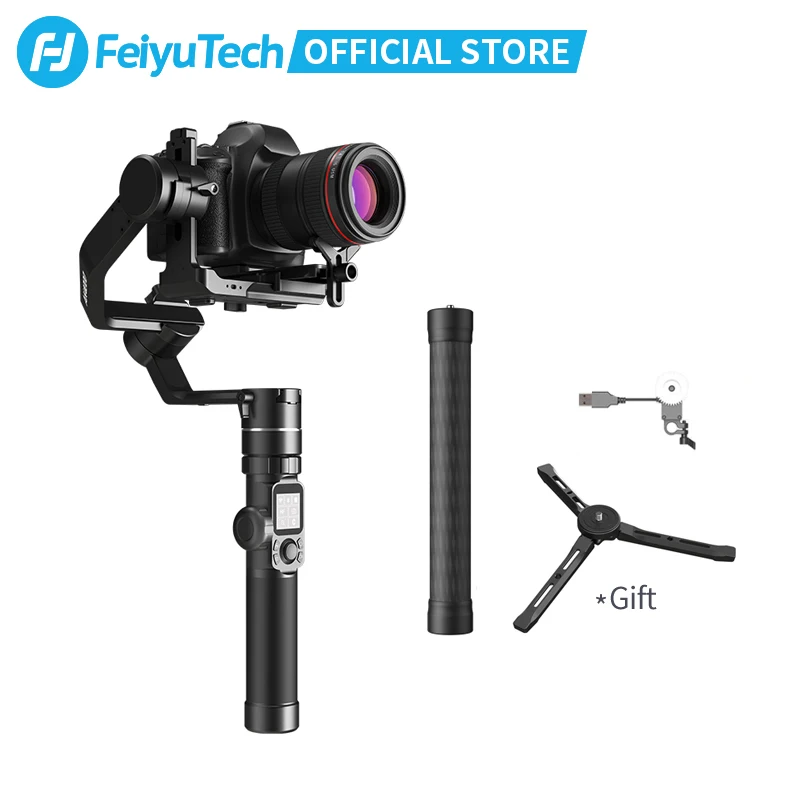 

FeiyuTech AK4000 3-Axis Camera DSLR Handheld Stabilizer Gimbal 4KG Payload with Follow Focus Control for Canon Panasonic SONY