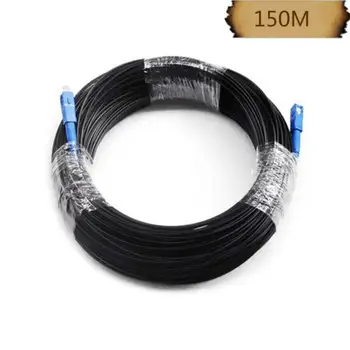 

150M FTTH Drop Patch Cable Outdoor SCUPC SM Simplex SC Singlemode Simplex Fiber optic patch cord FTTH fiber optic jumper Cable