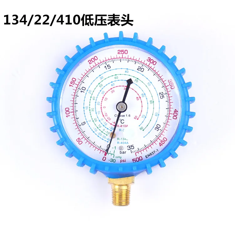 Air Conditioning Fluorometer Snow Head of Pressure Meter Refrigerant Air Conditioning Maintenance Tools Equipment r410 r22 r134