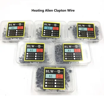 

100pcs Alien Clapton Coil High Density Prebuilt wire Coils Premade for Electronic Cigarette RDA RBA rta Atomizer Heating 20G-30G
