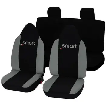 

COPRISEDILI AUTO FODERE SMART FORFOUR NERO - GRIGIO CHIARO DA ANNO 2015