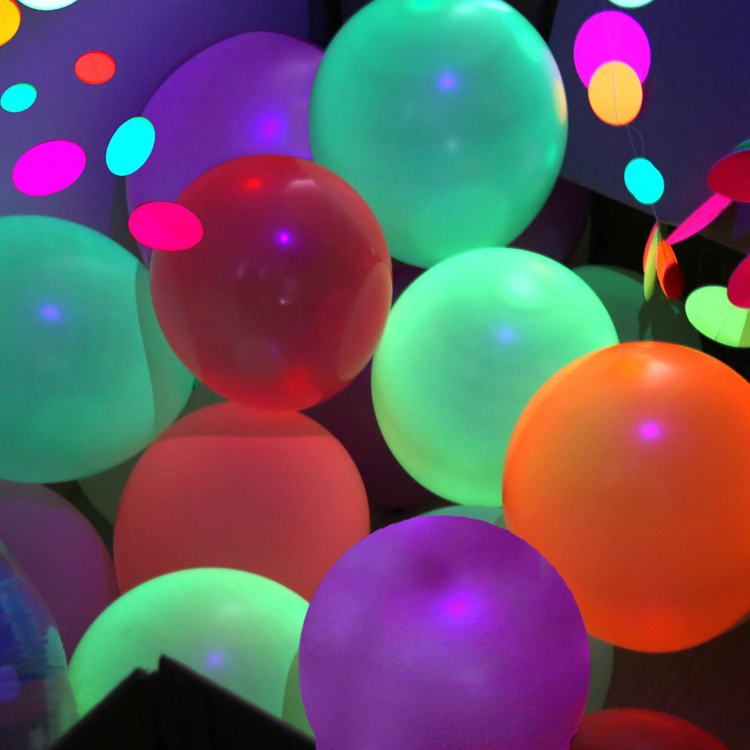 Neon Fluorescent Pom Balls