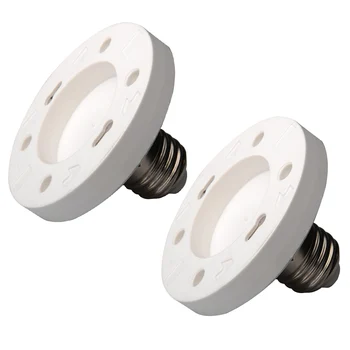 

E27 To GX53 Lamp Holder Easy Install Bulb Adapter Bracket Flame Retardant PBT Universal LED Light Home Practical Base Indoor
