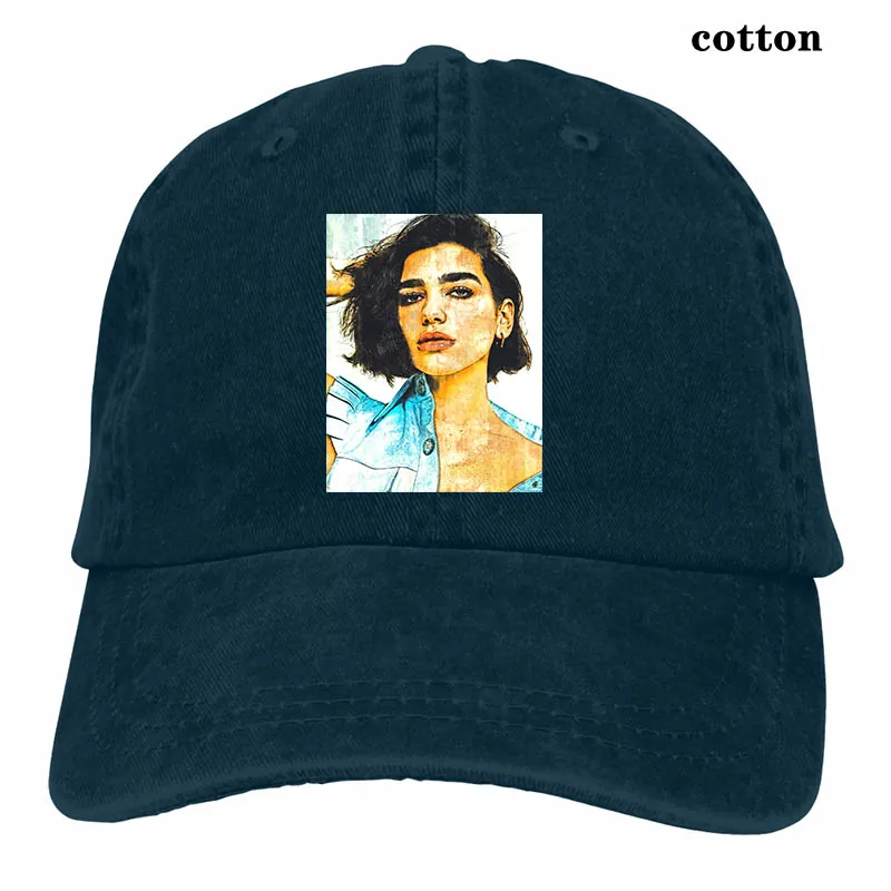 Dua Lipa Lipass, черная графическая Кепка для знаменитостей, подарок для нее, бейсболка для мужчин и женщин, Кепка-Дальнобойщик, модная Регулируемая Кепка - Цвет: 3-Navy