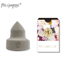 Бренд Miss Gorgeous 1 шт. серый макияж губка формы марки Гидрофильная полиуретановая Блендер Смешивание основа для макияжа пуховка красота порошок Губка
