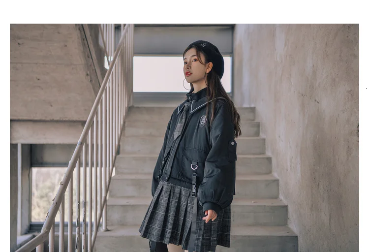 Sen Woman Tribe Oversize Cotton Loose Winter Loose Coat Cotton-padded Clothes Suit-dress Winter Clothes