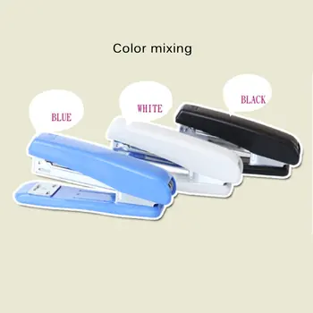

DELI 0306 Compact Size Stapler Make Book Repair Book Stapler Solid Color Office School Manual Binding Machine