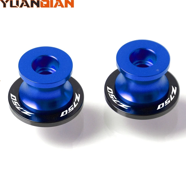 Z750 For KAWASAKI Z750 Z 750 ninja 2007 2008 2009 2010 2011 Motorcycle Accessoires Swingarm Slider Spools Stand Screws Cover CNC blue 10mm