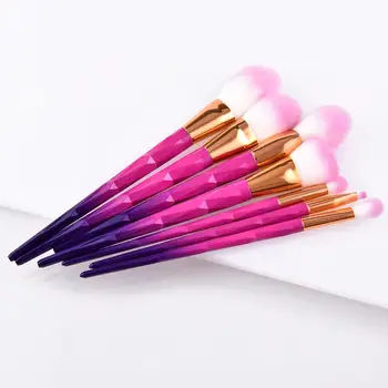 

7Pcs/Set Rhinestones Makeup Brushes Foundation Powder Blush Concealer Lip Eye Eyeshadow Cosmetics Tools