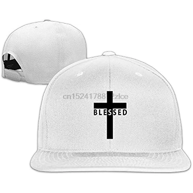 

Blessed Cross Washed Unisex Adjustable Flat Bill Visor Baseball Cap