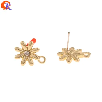 

Cordial Design 100Pcs 12*15MM Jewelry Accessories/Earrings Stud/Soft Pin/Flower Shape/DIY Making/Hand Made/Earring Findings
