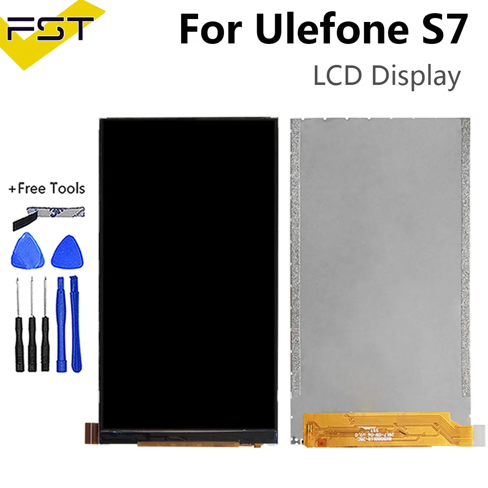 Черный для Ulefone S7 ЖК дисплей + дигитайзер сенсорного экрана запасные части