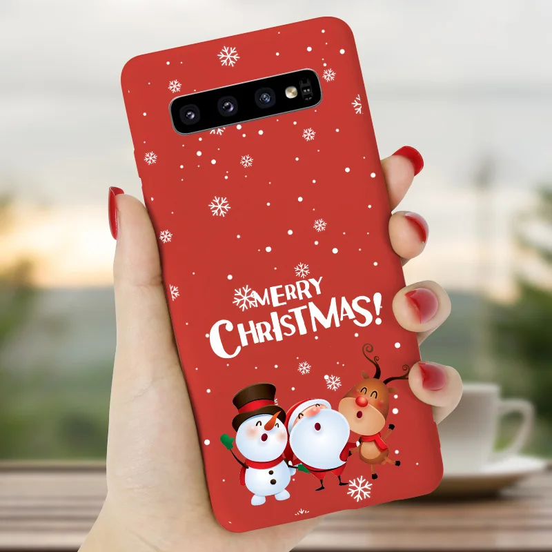 XSD10 Стильная футболка с изображением персонажей видеоигр Санта Клаус для Samsung Galaxy J3, J5, J7 года J4 J6 J4 Plus J6 плюс J3 J5 Рождество год олень ТПУ чехол - Цвет: XSD10