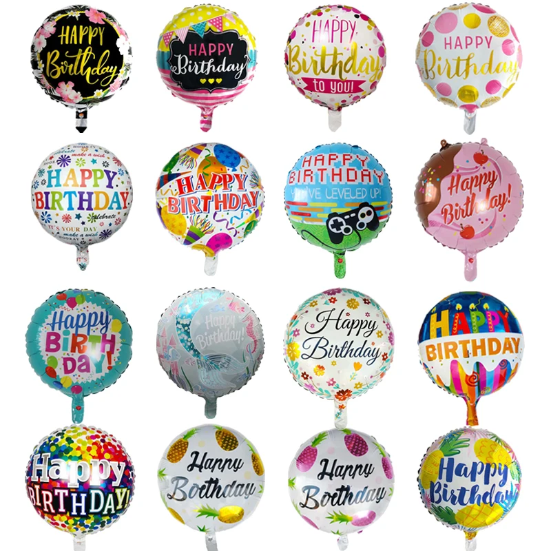 5pcs-18inch-Round-Foil-Balloon-printed-Happy-Birthday-Inflatable-Helium-Balloons-Birthday-Party-Decoration-High-Quality