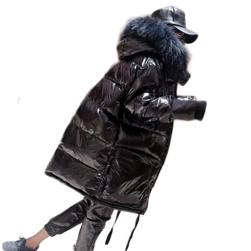 12 Uur Levering Winter Warme Jassen Vrouwen Big Size Losse Glossy Hooded Bont Katoenen Jas Vrouwen Parka Waterdicht jas 12 Uur Levering Winter Warme Jassen Vrouwen Big Size Losse Glossy Hooded Bont Katoenen Jas Vrouwen Parka Waterdicht jas