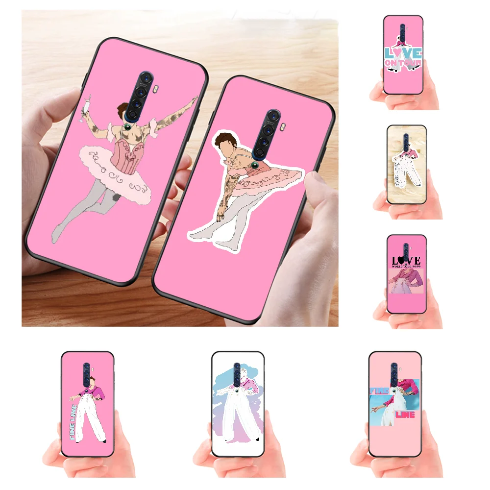 

NBDRUICAI Harry Styles Love On Tour 2020 Fine Line DIY Luxury Phone Case for OPPO Reno2 Z R15 pro R17 R11 R15 R9S Plus R9