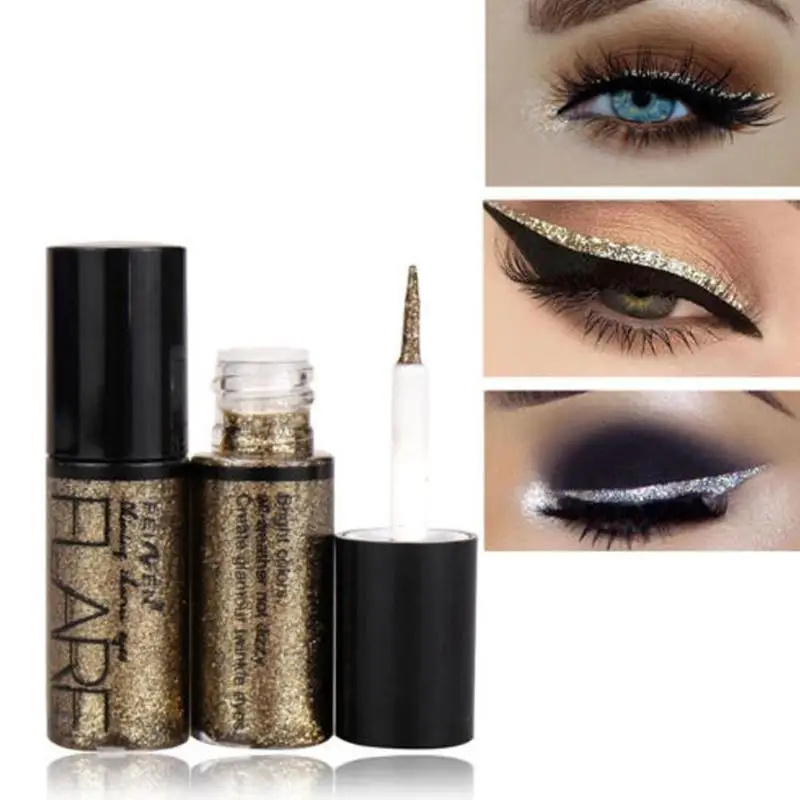 

5 Color Liquid Glitter Eyeliner Shimmer Metallic Shiny Eye Liners Professional Makeup Easy To Wear Waterproof Eyeliner