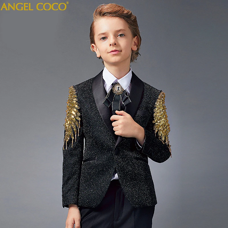 Suit for Boy Kids Dresses For Boys Costume Children Wedding Suit For Boys Evening dress Baby Boy Teen clothing Blazer
