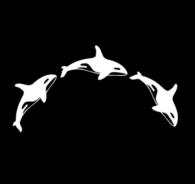 Автомобильные наклейки с рисунком Кита на зеркало заднего вида применим к