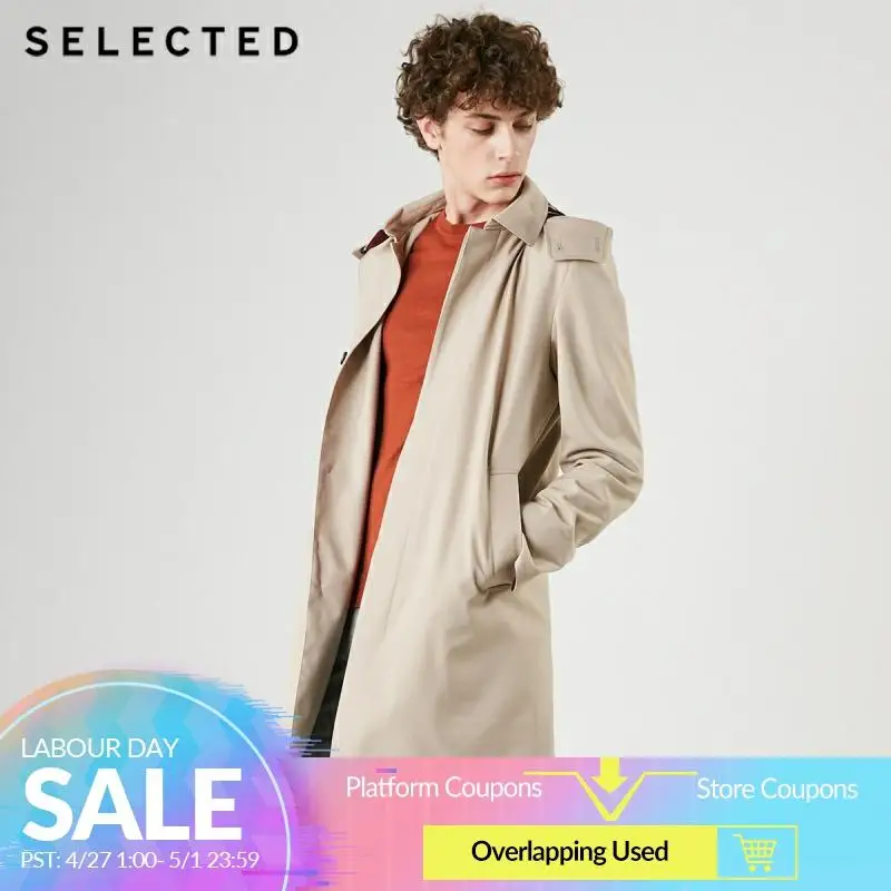 SELECTED Men's Fit Mid-length Windbreaker Outwear Contrasting Stripe Hooded Trench Coat S | 4191OM516
SELECTED Men's Fit Mid-length Windbreaker Outwear Contrasting Stripe Hooded Trench Coat S | 4191OM516