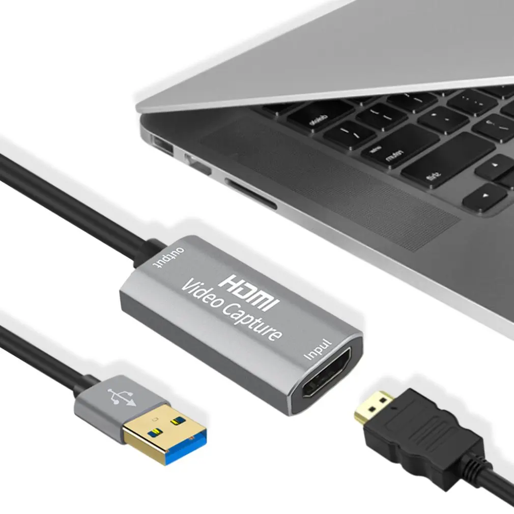 Scheda di acquisizione Video USB 3.0 1080P 4K scatola di registrazione Grabber Video compatibile HDMI per Macbook PS4 gioco per PC registrazione videocamera DVD