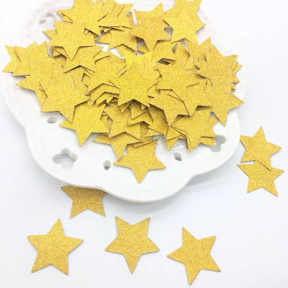 star gold 100 шт. Корона из розового золота блестящее конфетти на день рождения холостяцкая курица вечерние конфетти для свадебной вечеринки разброс Декор DIY принадлежности - Color: star gold
