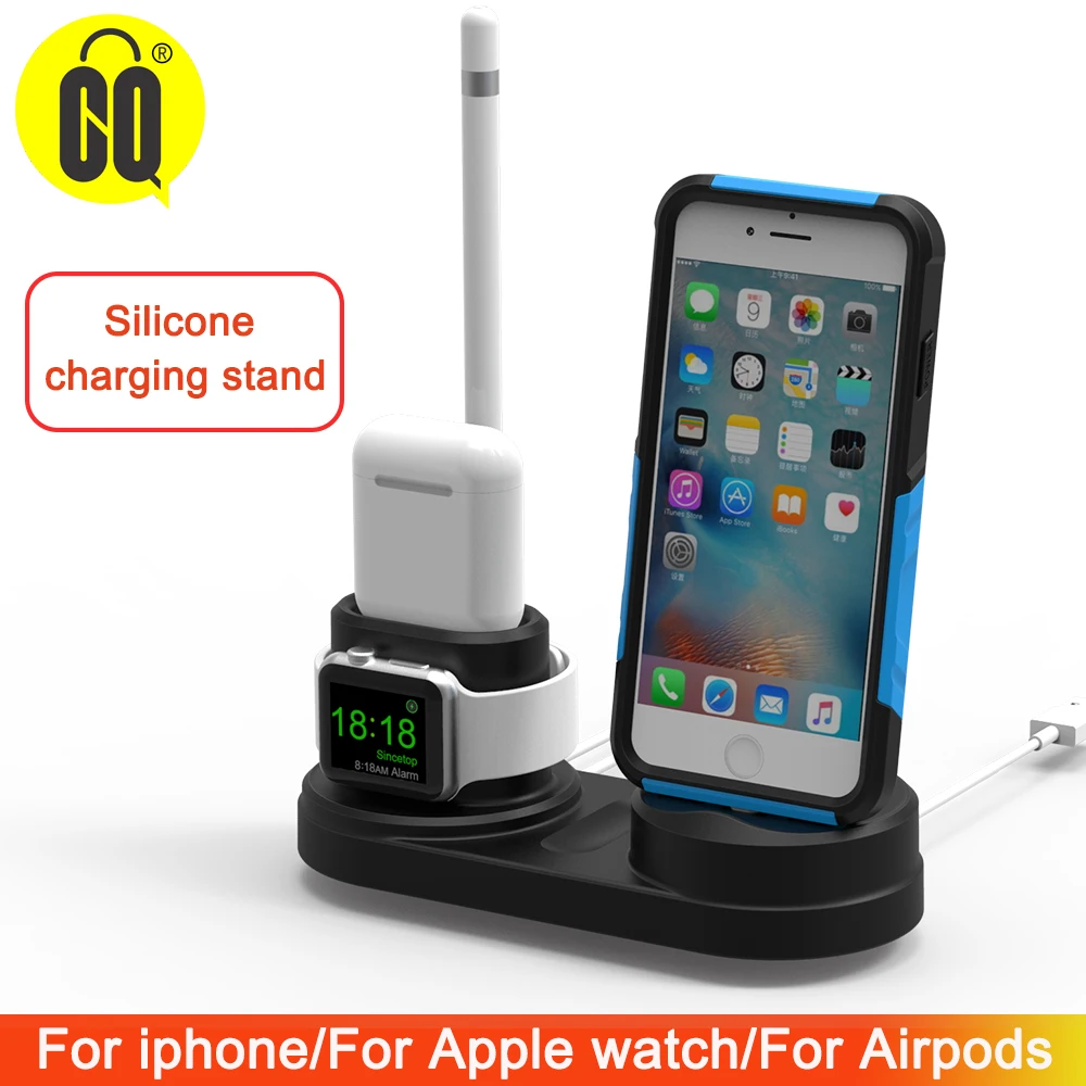 Держатель для зарядки подставка док станции кронштейн Apple Watch и AirPods/для Iphone iphone