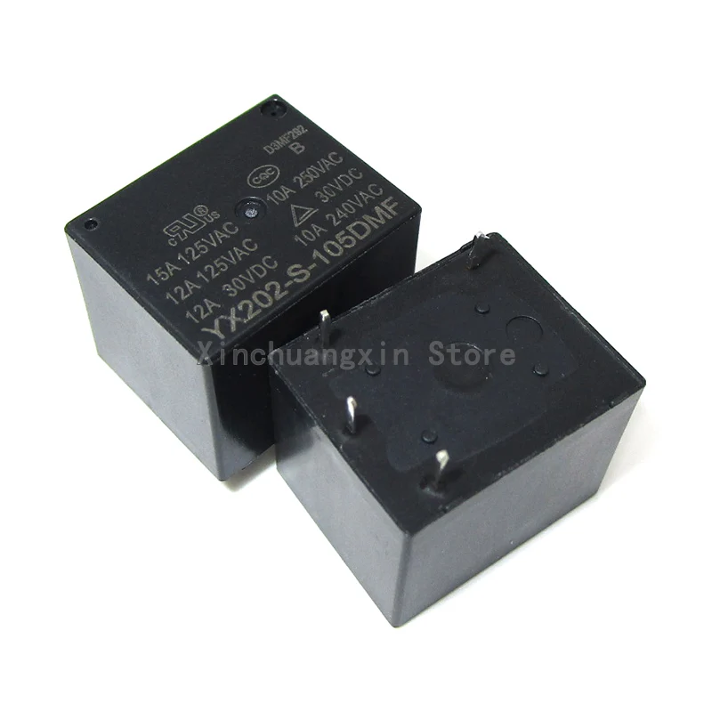 Power Relay 15A 5VDC PIN-4 Form-A for Household Appliances