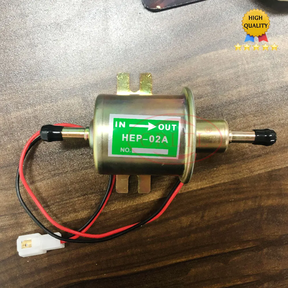 12VHEP02AUniversalElectricFuelPumpLowPressureBoltFixingWire