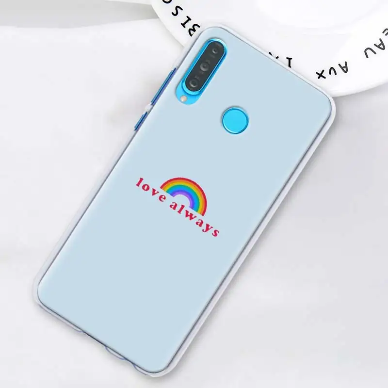 Чехол для телефона с радужным флагом геев и лесбиянок Huawei P20 P30 Pro P40 + Lite P Smart Z