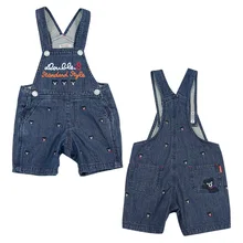 Mikiumkee стиль летний японский стиль мужские и женские детские хлопковые вареные ковбойские шорты полная вышитая подвеска