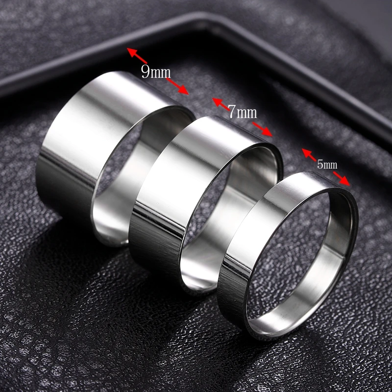 Набор Колец ручной работы, металлическое пустое кольцо, сделай сам, ювелирное Подарочное изделие, ручное кольцо из нержавеющей стали - Цвет основного камня: 9MM