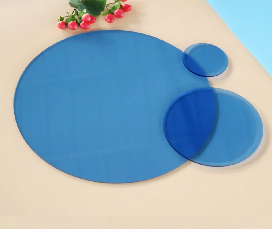 Round translucent color acrylic display board gourmet cosmetics photography decorative props ins wind photography, plexiglass