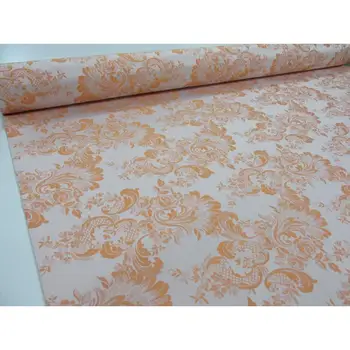 

SATIN FABRIC BROCADE, Ref. MANISES YELLOW GOLD footage 2,45 Mts. x width 2,80 m.
