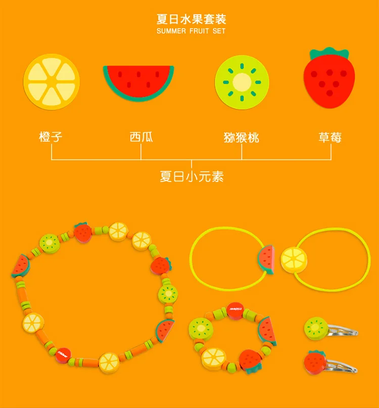 MiDeer Mi Deer стильный детский игрушечный домик для девочек деревянный Ювелирный Набор Модель деревянное ожерелье набор
