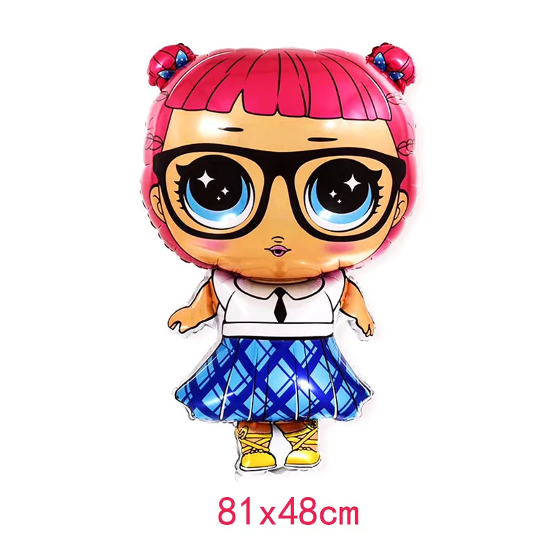 Balloon C-1PCS Кукла-сюрприз, украшения для дня рождения, Подарочный пакет для детей, бумажные стаканчики, тарелка для детского душа, Одноразовые столовые принадлежности - Цвет: Balloon C-1PCS