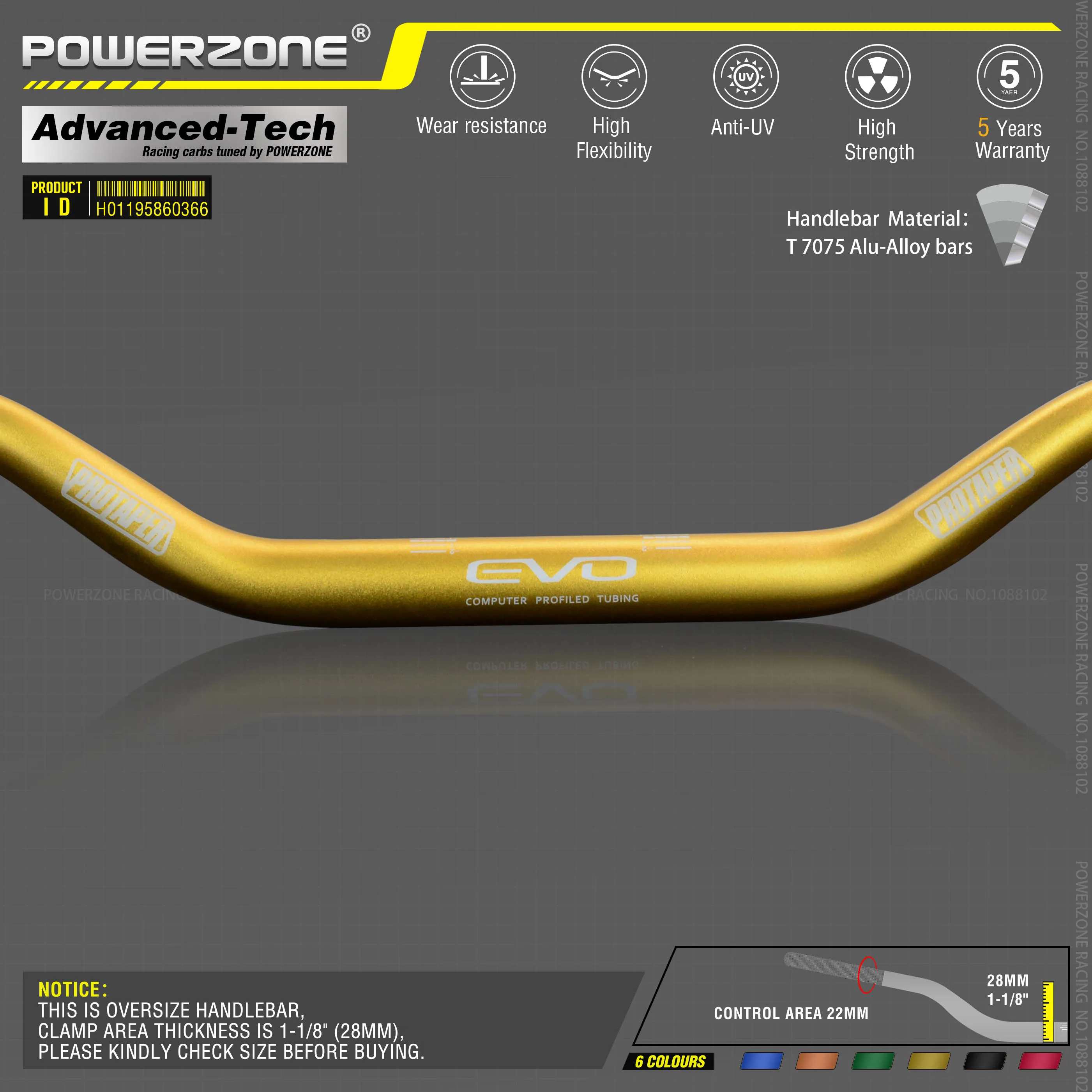 Серая алюминиевая 28 мм 1-1/" Руль для moto rcycle moto MX CR CRF CRM XR YZ YZF WR WRF DR DRX RM РМЗ EX 85 125 200 250 400 650