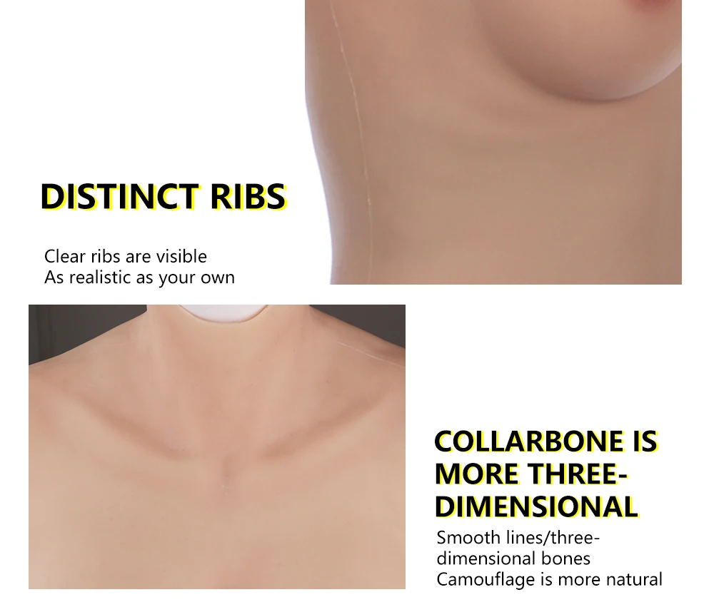 7th S Size Fake Boobs Artifical Breast Forms Silicone for Crossdresser Transgender Dragqueen Sissy Crossdressing Male to Female CDE Breast (8)