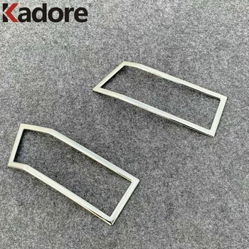 

For Mitsubishi Delica 2020 2021 Chrome Plastic Rear Fog Light Cover Trim Foglight For Lamp Bezel Frame Car Styling Accessories