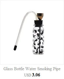 HONEYPUFF кальян стеклянный кальян курительная водопровод металлические трубы с длинной стеклянной ручкой