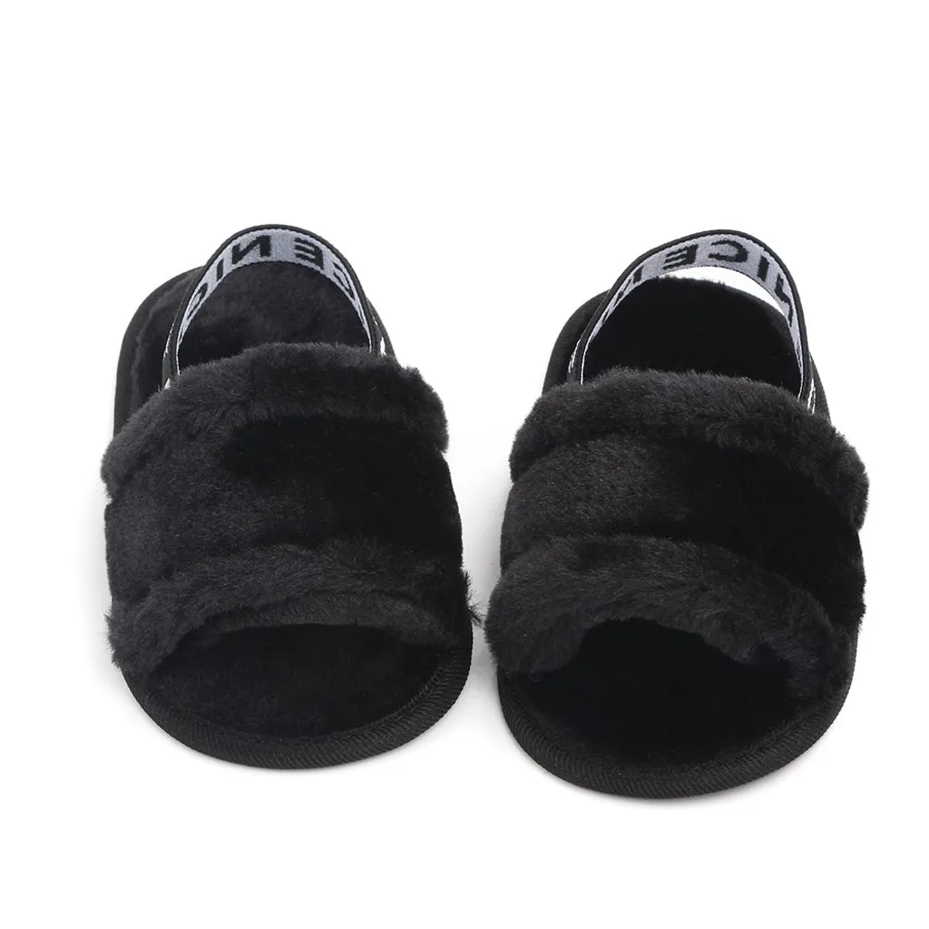 ARLONEET/ г.; обувь для маленьких девочек; милая обувь; для мальчиков и девочек; для первых прогулок; для новорожденных; мягкие однотонные сандалии из флока; Повседневные тапочки