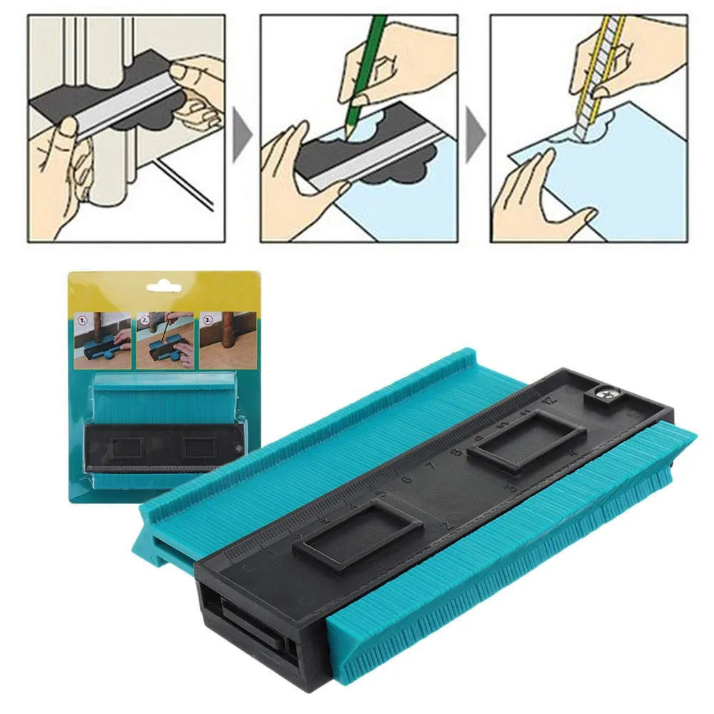 Outdoor Tools 4 Inch/120 Mm Plastic Contour Copy Duplicator Circular Frame Profile Gauge Tool Contour Kopie Replicator