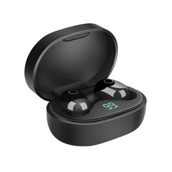 

TWS wireless Headset Waterproof Earphones HiFi Stereo Earbuds digital display with protable charging box hot sale sport earphone