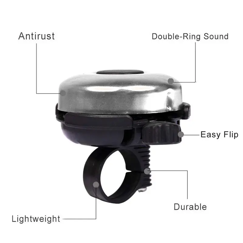 Велосипедный колокольчик-алюминиевый велосипед колокольчик-классический велосипед Колокольчик для взрослых мужчин женщин детей девочек